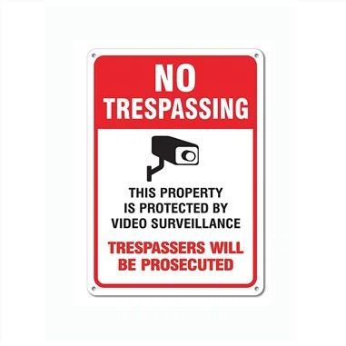 Tanda Peringatan Aluminium